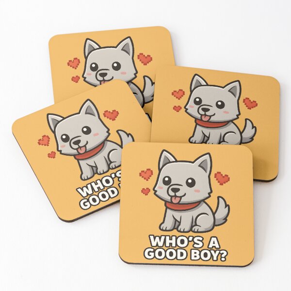 Item preview, Who’s a Good Boy? designed and sold by Cube-Man.