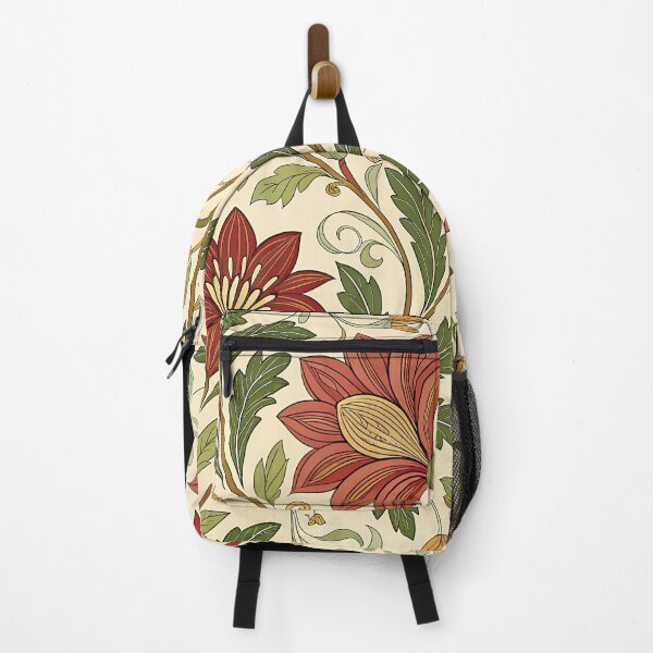 Item preview, William Morris Inspired Floral Pattern – Seamless Botanical Design with Earthy Tones designed and sold by VividOrganica.
