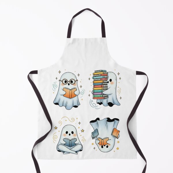 Item preview, Spooky Ghosts Book Reading – Cute Halloween Ghosts with Books Design designed and sold by Teetreasure2.