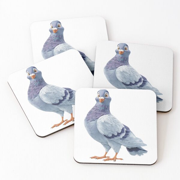 Item preview, racing pigeon cartoon drawing  designed and sold by Pigeonarchy.