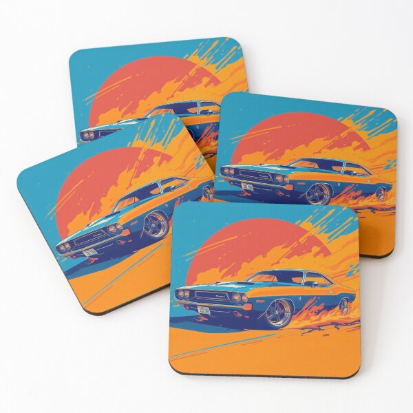 Item preview, Retro Muscle Car – Road Trip Forever Vibes designed and sold by dotitoko.