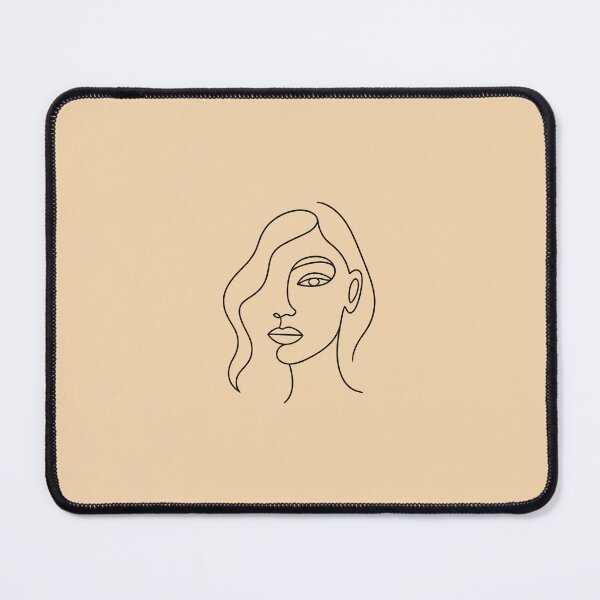 Item preview, Minimalist Line Art Woman Face – Modern Abstract Design designed and sold by Meow-WoofDesign.