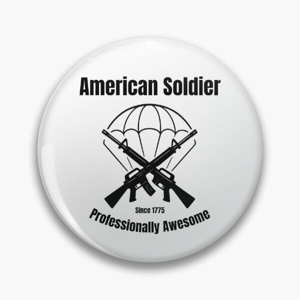 Item preview, American Soldier T-Shirt – Professionally Awesome Since 1775 | US Army Veteran Patriotic Pride designed and sold by UnbridledPaths.