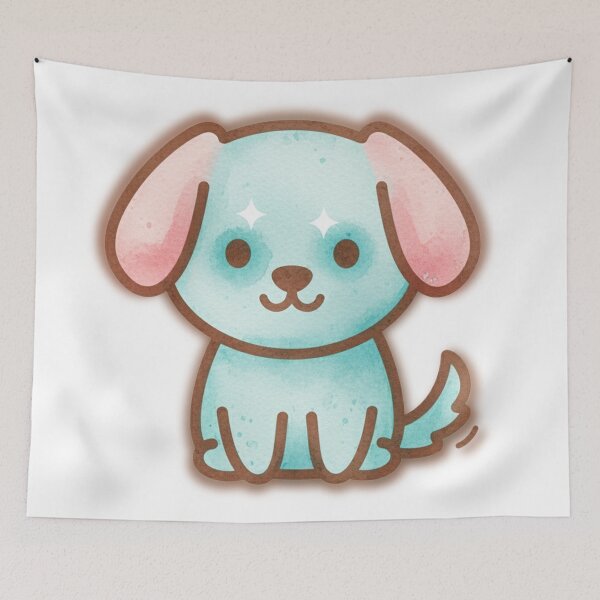 Item preview, water color dog designed and sold by MacubexArts.