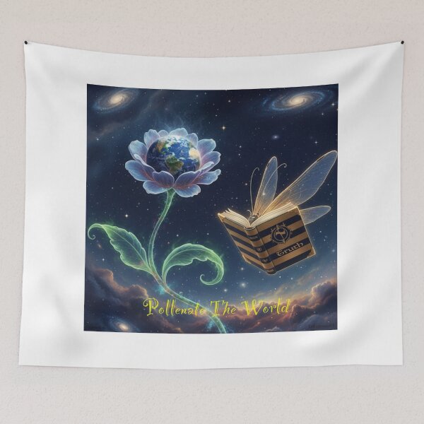 Item preview, Pollenate The World Print designed and sold by Lichentroupe63.
