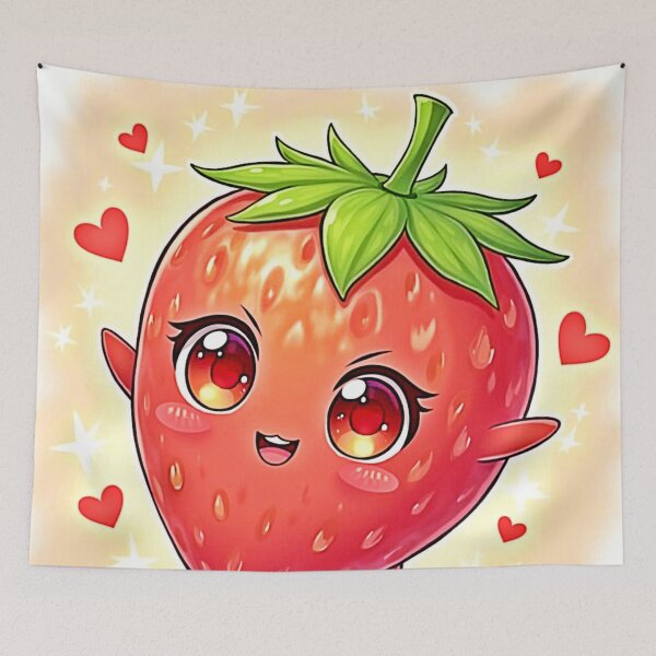 Item preview,  Adorable Sweet Strawberry Bliss designed and sold by Health And Fitness Posts e-Store.