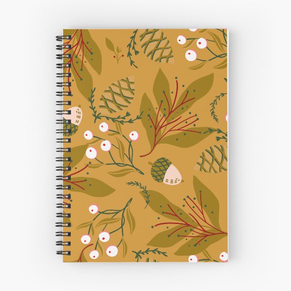 Item preview, Cozy Autumn Winter Botanicals Pattern designed and sold by Farissa Designs.
