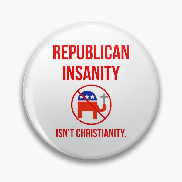 Item preview, Republican insanity isn’t Christianity  designed and sold by Rachel the Artist .