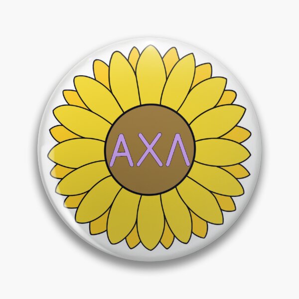 Item preview, Alpha Chi Lambda Sunflower - Trinity University designed and sold by OfflineInBloom.