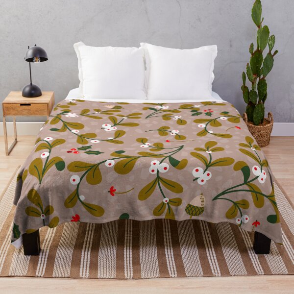 Item preview, Winter Berries Branches and Flowers Pattern designed and sold by Farissa Designs.