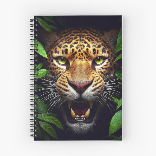 Aperçu de l'œuvre Léopard dans la jungle créée et vendue par Designermight.