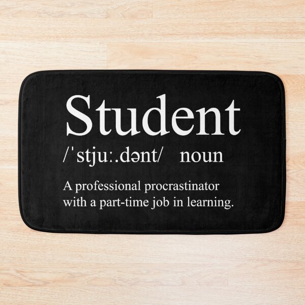 Item preview, Student /ˈstjuː.dənt/ designed and sold by CurlyDude.