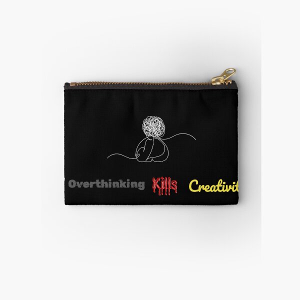 Item preview, Copy of "Overthinking Kills Creativity | Bold Motivational Design for Focused Deep Minds" designed and sold by Hyper3Design.