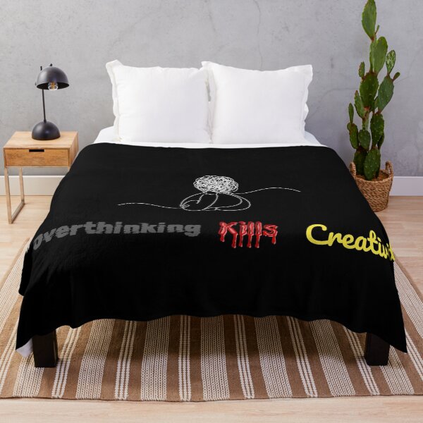 Item preview, Copy of "Overthinking Kills Creativity | Bold Motivational Design for Focused Deep Minds" designed and sold by Hyper3Design.
