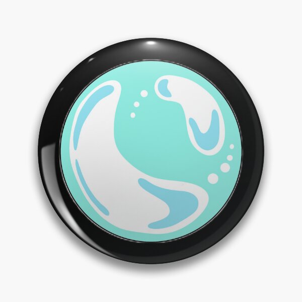 Item preview, Minimalist Aqua Bubble designed and sold by art-tur-design.