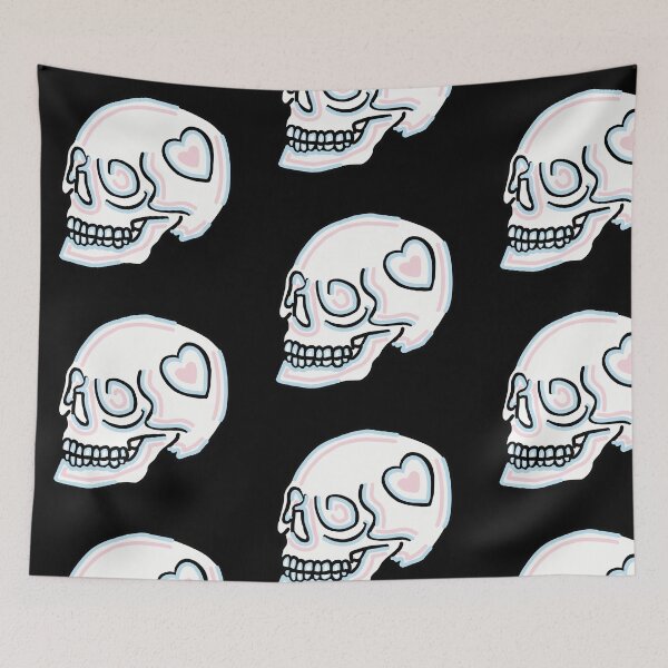 Item preview, Trans Groovy Skull designed and sold by DeedziDesigns.