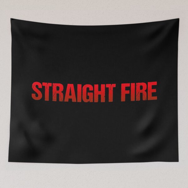 Item preview, Straight Fire in Red designed and sold by Memes N Lore .