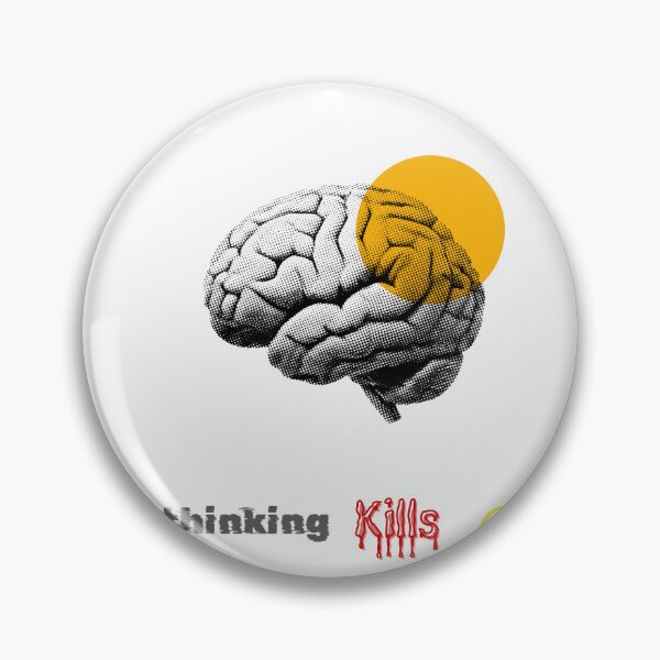 Item preview, Copy of "Overthinking Kills Creativity | Bold Motivational Design for Focused Deep Minds" designed and sold by Hyper3Design.