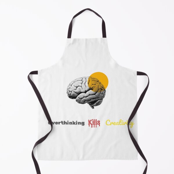 Item preview, Copy of "Overthinking Kills Creativity | Bold Motivational Design for Focused Deep Minds" designed and sold by Hyper3Design.