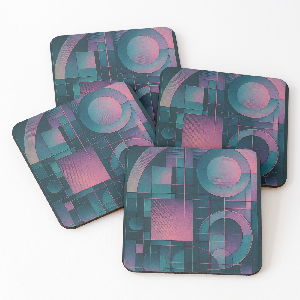 Item preview, Coasters (Set of 4) designed and sold by aether-lab.