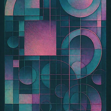 Artwork thumbnail, Retro Abstract Geometry by aether-lab