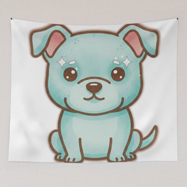 Item preview, water color pitbull designed and sold by MacubexArts.