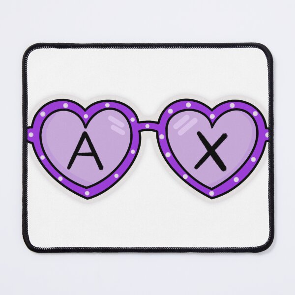 Item preview, Alpha Chi Heart Sunglasses designed and sold by OfflineInBloom.