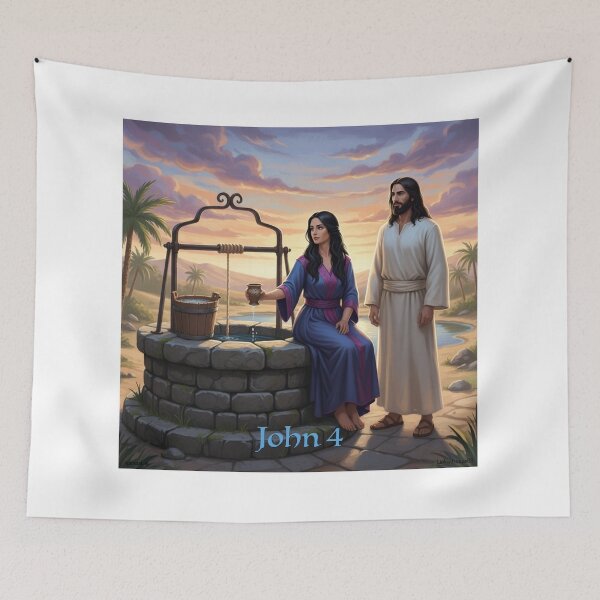 Item preview, The Living Water Print designed and sold by Lichentroupe63.