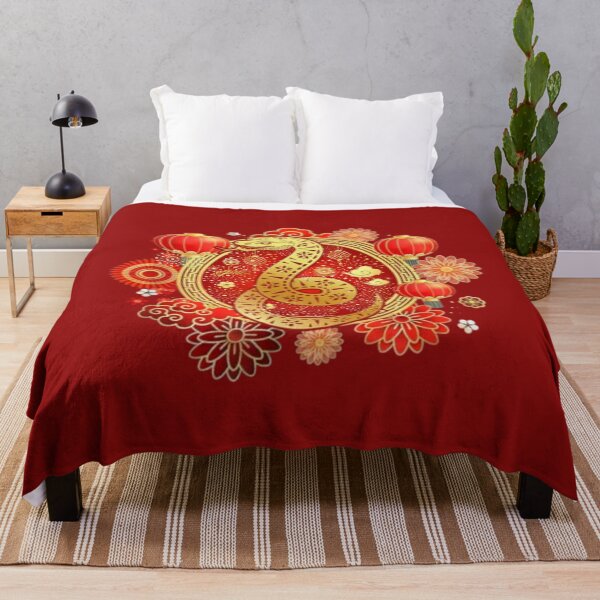 Item preview, Year of the Snake Chinese New Year Gold Design designed and sold by TheRamesCo.