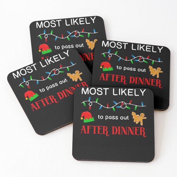 Item preview, Family Christmas Most Likely To Pass Out After Dinner designed and sold by deundramathis.