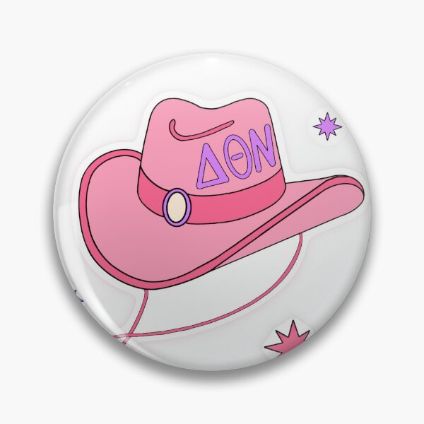 Item preview, Delta Theta Nu Cowboy Hat - Trinity University designed and sold by OfflineInBloom.