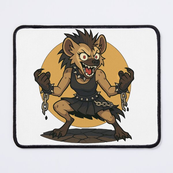 Item preview, Fierce Punk Hyena Breaking Chains designed and sold by CaliLuminos.