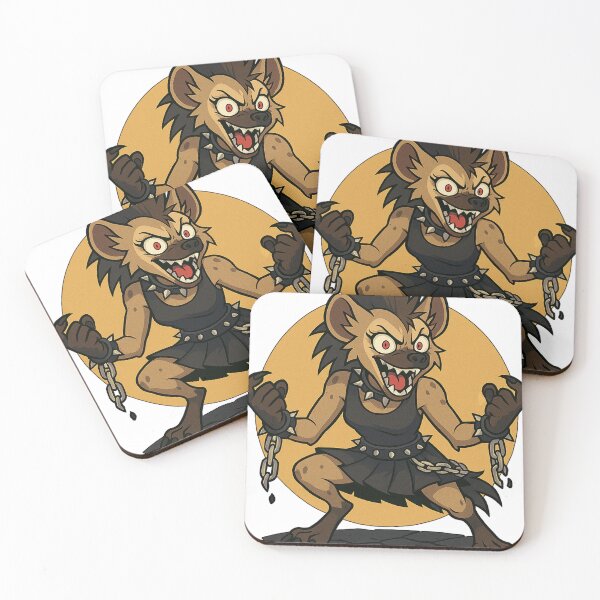 Item preview, Fierce Punk Hyena Breaking Chains designed and sold by CaliLuminos.