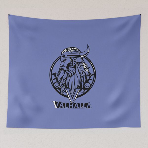 Item preview, Valhalla Viking Warrior Hairstyle V-Logo Design | Norse Mythology Braided Beard designed and sold by karim38.