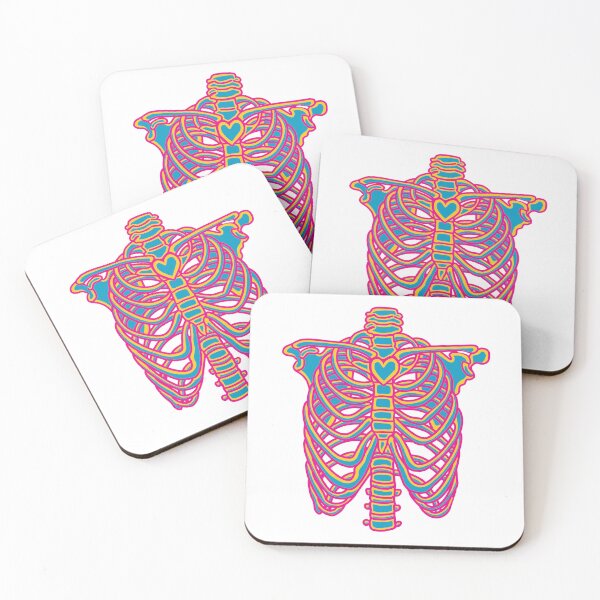 Item preview, Pansexual Skeleton Heart designed and sold by DeedziDesigns.