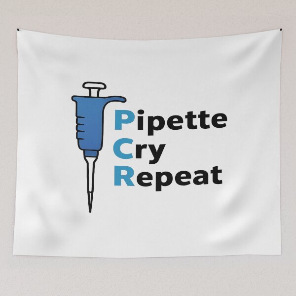 Item preview, PCR Pipette Cry Repeat designed and sold by DoctorBev.