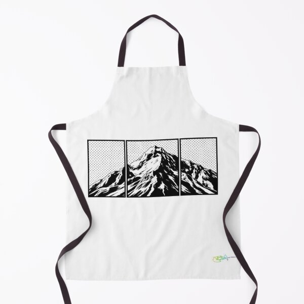 Item preview, Minimal Split Mountain Contrast - Pop Art Mountain Landscape Love designed and sold by Benito Del Ray.