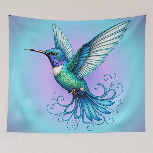 Item preview, Whimsical Hummingbird designed and sold by Dawne's Designs.
