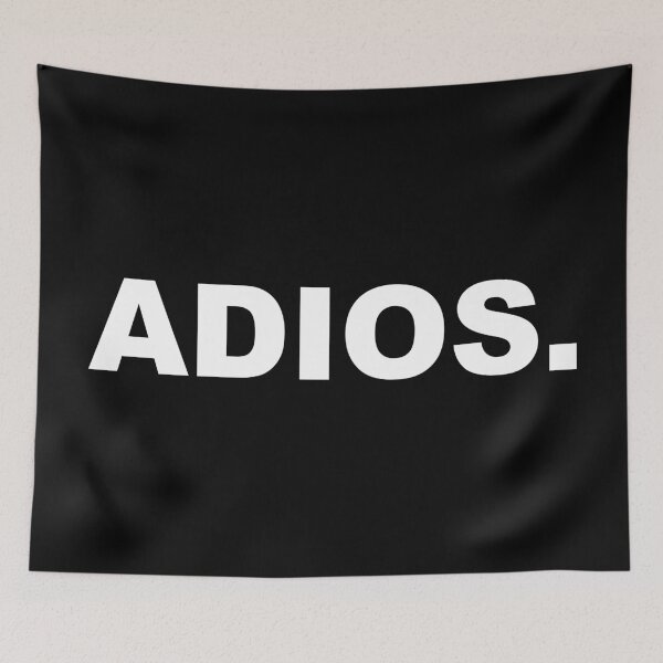 Item preview, Adios. - Minimalist Typography Design designed and sold by CurlyDude.