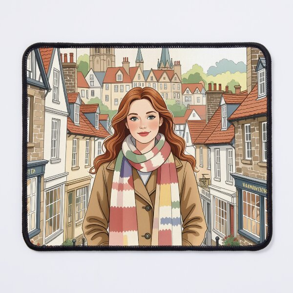 Item preview, Saturday morning shopping at picturesque Main Street designed and sold by Ponted.