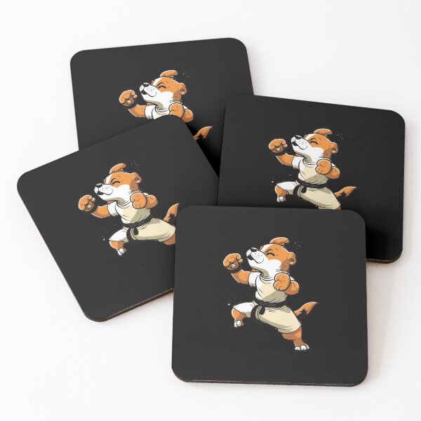 Item preview, Cute Cartoon Dog Doing Karate Pose designed and sold by Apex Designs.