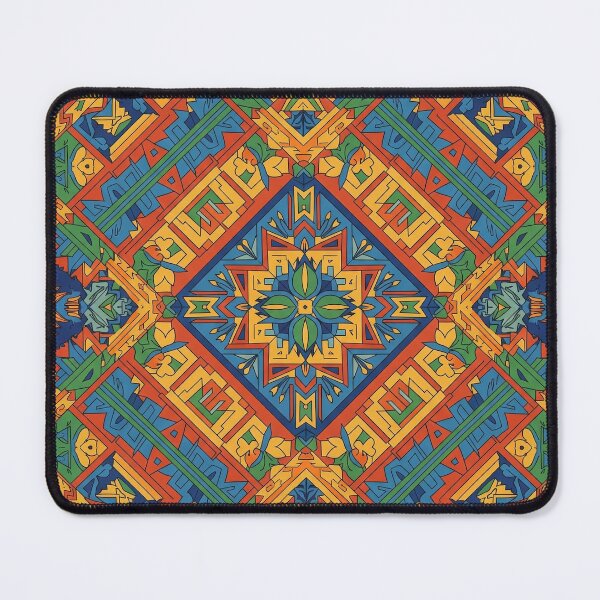 Item preview, Moroccan Andalusian Colorful Geometric Floral Pattern – Traditional Islamic Art Design designed and sold by BrainCurves.