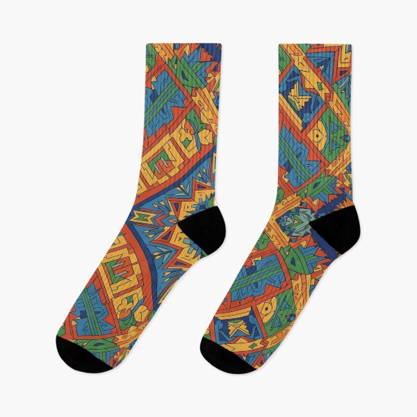 Item preview, Moroccan Andalusian Colorful Geometric Floral Pattern – Traditional Islamic Art Design designed and sold by BrainCurves.