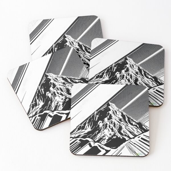 Item preview, Manga Flow Mountain Energy - Pop Art Mountain Landscape Love  designed and sold by Benito Del Ray.
