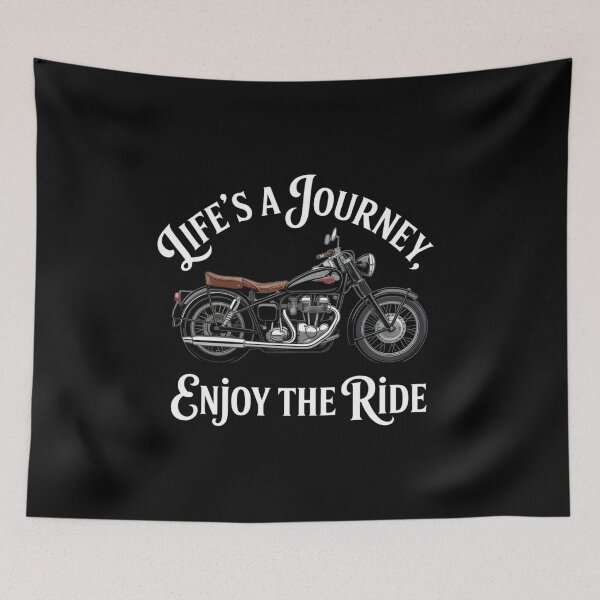 Item preview,  Life’s a Journey, Enjoy the Ride – Motorcycle Edition designed and sold by teevoxx.