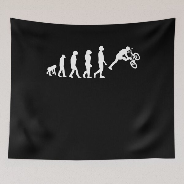 Item preview, Evolution of Biker bmx MTB Shirt designed and sold by NoriTEEs.