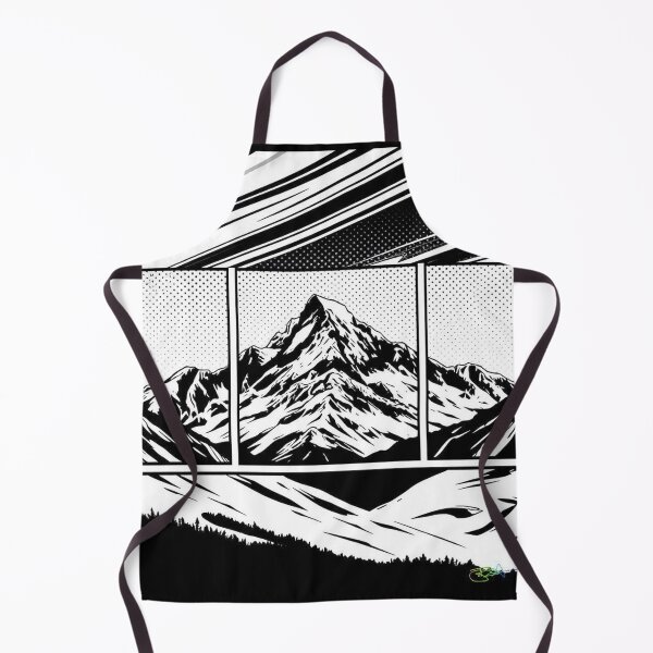 Item preview, Split Canvas Manga Burst Mountain - Pop Art Mountain Landscape Love designed and sold by Benito Del Ray.
