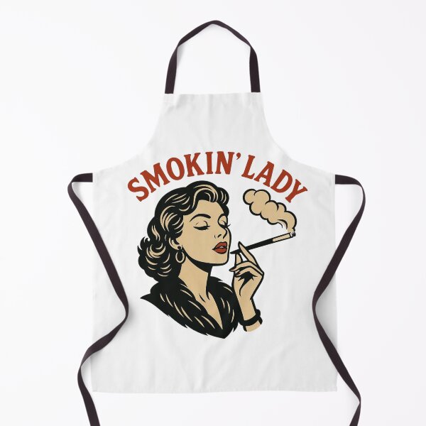 Item preview, Ilustración retro glam de dama fumadora vintage en estilo clásico. designed and sold by Spark2Seduction.