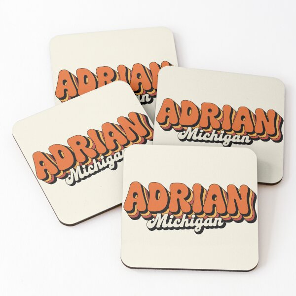 Item preview, Adrian Michigan 70s Retro designed and sold by TheOldMittenIllustrated.
