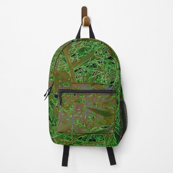 Item preview, Neon emerald bamboo leaves designed and sold by stevepaint.